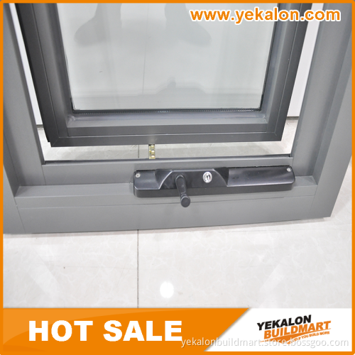 2016 Hot Sale Yekalon Australia Systematic Aluminum Awning Window with Removable Flyscreen